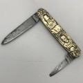 Boer War - Paul Kruger & General De Wet Pocket Knife (HOCHSCHILD & Co) (For Jo)