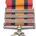 Boer War - Scarce Q.S.A Medal (OFS, TVL, SA01) to `INTELL. CORPS` (TRP. C.D. WALES)