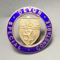 UK  WW2 `Devon Special Constable` Police Badge (J.R. GAUNT)