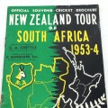 `1953 - 4 New Zealand Tour of South Africa` Brochure