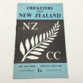 The 1958 `Cricketers from New Zealand Tour` Official Souvenir