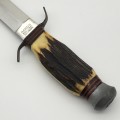 Vintage `Baron Solingen` Stag Handle Dagger