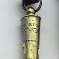 Rare - Victorian `Liverpool City Police` Beaufort/Conical Whistle