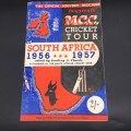 `1956 - 57 M.C.C. Tour of South Africa` Brochure