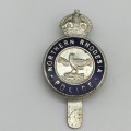 Rare `Northern Rhodesia Police` Enamel Cap Badge (Officers)