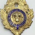 Vintage Solid Silver and Enamel `R.A.O.B.` Medal or Fob