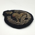 Rhodesia - `B.S.A.P. Officers` Bullion Embroidered Cap Badge