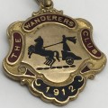 Antique `The Wanderers Club - 1912` Brass and Enamel Badge