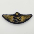 Early Bullion Embroidered `AIG` Pilots Wings (Unidentified)