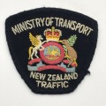 Vintage `New Zealand Traffic` Shoulder Patch