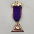 Sterling Silver `Manchester Unity Odd Fellows` District Merit Medal