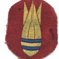 British - WW2 `Bomb Disposal - Royal Engineers` Embroidered Arm Badge