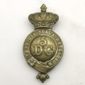 Rare Victorian `5th Dragoon Guards` Martingale Badge