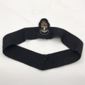 South Africa - Early `SA Navy Seaman` Cap Band & Badge