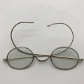 Antique `Saddle Bridge` Spectacles (Cased)