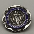 Silver & Enamel British `General Nursing Council` Badge (Low Number)
