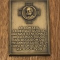Early Swiss - `Bronze` Mounted Plaque (Huguenin Locle)