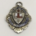 Antique Silver `Hospital Saturday Fund` Fob Medal (1904)