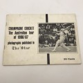 1966/67 `Australian Cricket Tour of S. Africa` (Champagne Cricket) Booklet