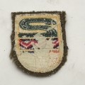 Early South African `2nd Infantry Battalion` Cloth Badge