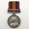 Boer War - Q.S.A. Medal (Def. of. Ladysmith) `A. Peddie - Border M. Rifles`