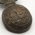 British - Early `Lancashire Fusiliers` Fur-Cap Grenade Badge