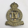 British - Early `4th (Queens Own) Hussars` Cap Badge