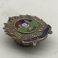 Early South African `Comrades Through Life` Enamel Badge