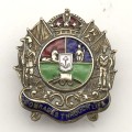 Early South African `Comrades Through Life` Enamel Badge
