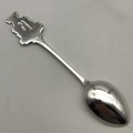 Solid Silver & Enamel `Brisbane` Souvenir Spoon (1914)