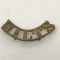 British - Early `WILTS` Wiltshire Regiment Shoulder Title