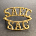 South Africa - WW2 `S.A. Engineer Corps` Shoulder Title