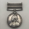 Boer War - Q.S.A. Medal (CC & OFS) `PTE. J. LYONS - UITENHAGE V.R`