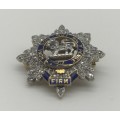 18ct Gold & Diamond (Worcestershire Regiment) Sweetheart Brooch