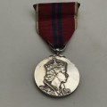 British - Silver `Queen Elizabeth II 1953 Coronation` Medal