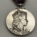 British - Silver `Queen Elizabeth II 1953 Coronation` Medal