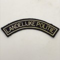 Dutch Police `Landelijke Politie` Arm Patch