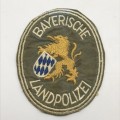 Early German Police `Bayerische Landpolizei` Arm Patch