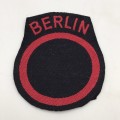 WW2 - British Troops `BERLIN` Occupation Army Cloth Badge