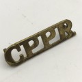 `Cape Peninsula Police Reserve` Shoulder Title (1904-1913)