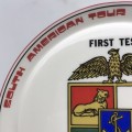 S.A. Rugby - `South American Tour` 1980 Collectors Plate (Toksie)