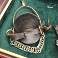 Framed `WW1 Cavalry Spurs` (With Provenance)