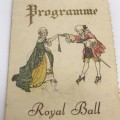 Rare `1947 Royal Ball Dance Card` (Johannesburg City Hall. S.A.)