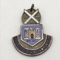 Vintage `Scottish Gathering - Bloemfontein` Enamel Badge