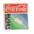 1995 S.A. Rugby World Cup Coca Cola Enamel Lapel Pin