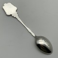 Early Solid Silver & Enamel `Manchester` Souvenir Spoon