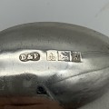 Early Solid Silver & Enamel `Manchester` Souvenir Spoon