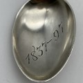 Antique Solid Silver `Queen Victoria` Souvenir Spoon (1837-1897)