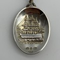 Victorian Solid Silver `HMS Victory` Souvenir Spoon (1898)