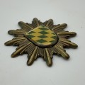 German `Bayern` Police Cap Badge